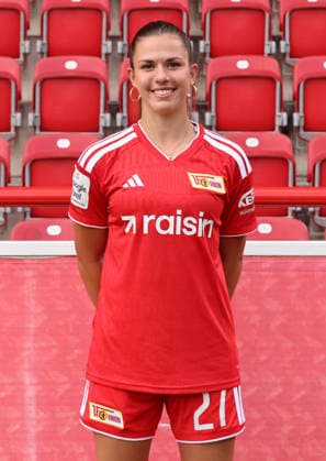 Leela Egli 1 FC Union Berlin FCU Soccer 1 BL Women s Bundesliga Women s Team Photo Shoot 2026–2027 Season Headshot, Portrait, Introduction, Presentation, Press Event, GER 04 08 2026