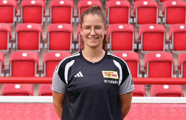 Rehabilitation Coach Monika Kunzelmann, 1. FC Union Berlin (FCU) Women s Soccer, Bundesliga Women, Portrait Session, 2026–2027 Season, Headshot, Portrait, Introduction, Presentation, Press Event, GER 04 08 2026