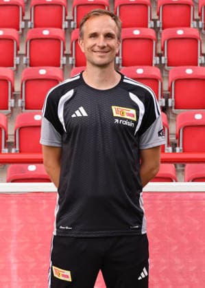 Assistant Coach Simon Falke, 1. FC Union Berlin (FCU), Soccer, Women s Bundesliga, Portrait Session, 2026–2027 Season, Headshot, Portrait, Introduction, Presentation, Press Event, GER 04 08 2026