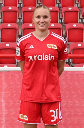 Jella Veit 1 FC Union Berlin FCU Soccer 1 BL Bundesliga Women s League Portrait Session Season 2026–2027 Headshot, Portrait, Introduction, Presentation, Press Event, GER 04 08 2026