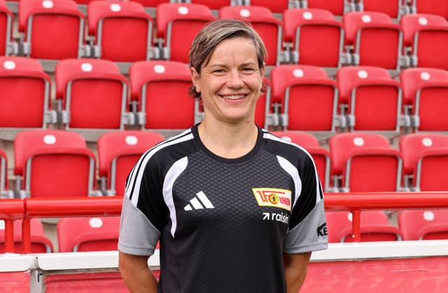 Managing Director Jennifer Zietz, 1. FC Union Berlin (FCU), Women s Soccer, Bundesliga, Women s Team, Photo Shoot, 2026–2027 Season, Headshot, Portrait, Introduction, Presentation, Press Event, GER 04 08 2026