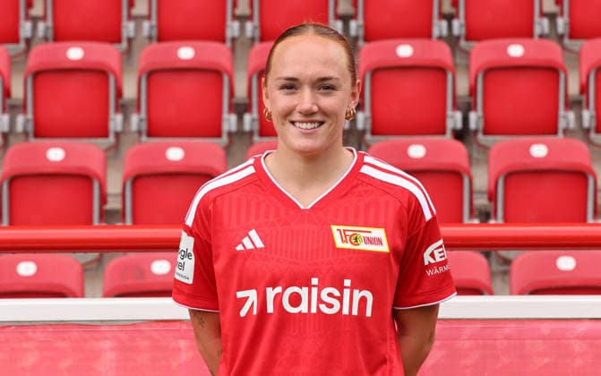 Lisanne Gräwe 1 FC Union Berlin FCU Soccer 1 BL Bundesliga Women s League Portrait Session 2026–2027 Season Headshot, Portrait, Introduction, Presentation, Press Event, GER 04 08 2026