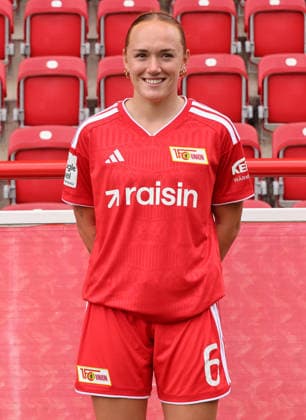 Lisanne Gräwe 1 FC Union Berlin FCU Soccer 1 BL Bundesliga Women s League Portrait Session 2026–2027 Season Headshot, Portrait, Introduction, Presentation, Press Event, GER 04 08 2026