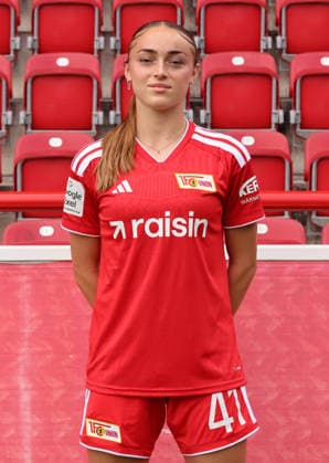 Lia Kamber 1 FC Union Berlin FCU Soccer 1 BL Women s Bundesliga Women s Team Photo Shoot 2026–2027 Season Headshot, Portrait, Introduction, Presentation, Press Event, GER 04 08 2026
