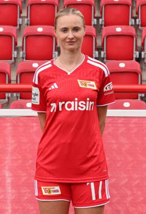 Judith Steinert 1 FC Union Berlin FCU Soccer 1 BL Bundesliga Women s League Portrait Session 2026–2027 Season Headshot, Portrait, Introduction, Presentation, Press Event, GER 04 08 2026