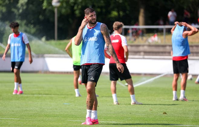 August 4, 2026, Germany, Grassau, Bundesliga, 2026–2027 season, VfB Stuttgart training camp, Jeff Chabot