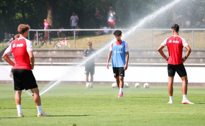 August 4, 2026, Germany, Grassau, Bundesliga, 2026–2027 season, VfB Stuttgart training camp, Ertugrul Yigit