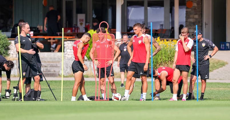 August 4, 2026, Germany, Grassau, Bundesliga, 2026–2027 season, VfB Stuttgart training camp, Grischa Prömel