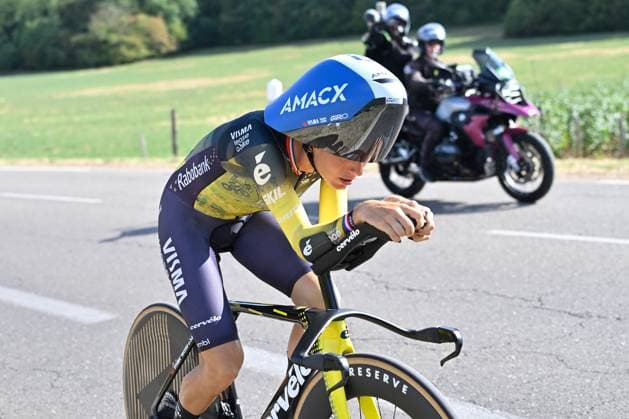 August 4, 2026, Lacets de Marsannay, France, Cycling, Tour de France Femmes, Stage 4, Individual Time Trial from Gevrey-Chambertin to Dijon, Pauline Ferrand-Prévot, Team Visma Lease a Bike, Tour de France Femmes, Stage 4