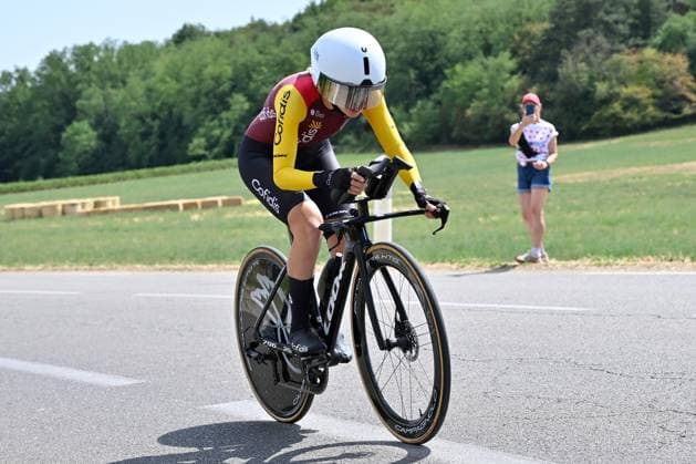 August 4, 2026, Lacets de Marsannay, France, Cycling, Tour de France Femmes, Stage 4, Individual Time Trial from Gevrey-Chambertin to Dijon, Hannah Ludwig, Team Cofidis, Tour de France Femmes, Stage 4