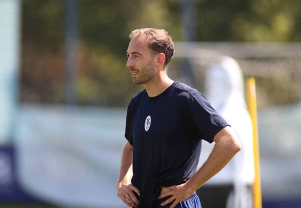 Soccer, Men s, Bavarian Regional League, 2026–2027 Season, TSV 1860 Munich, Training: Michael Eberwein of TSV 1860 Munich standing, head, upper body