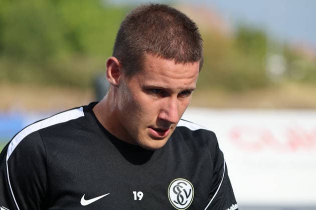 August 4, 2026, Soccer, Men s, Friendly, 2026–2027 Season, Racing Strasbourg vs. SV 07 Elversberg, Lukas Pinckert, SV 07 Elversberg, Haguenau, Parc des Sports de Haguenau, Grand Est, France, FRA Copyright: xSebastianxBachx