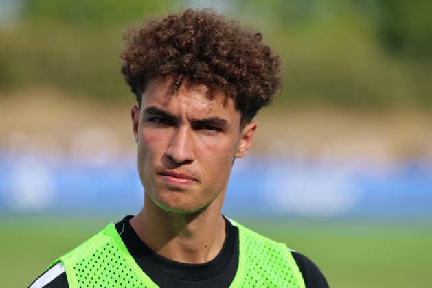 August 4, 2026, Soccer, Men s, Friendly, 2026–2027 Season, Racing Strasbourg vs. SV 07 Elversberg, Noah Darvich, SV 07 Elversberg, Haguenau, Parc des Sports de Haguenau, Grand Est, France, FRA Copyright: xSebastianxBachx