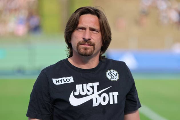 August 4, 2026, Soccer, Men s, Friendly Match, 2026–2027 Season, Racing Strasbourg vs. SV 07 Elversberg, Coach Vincent Wagner, SV 07 Elversberg, Haguenau, Parc des Sports de Haguenau, Grand Est, France, FRA Copyright: xSebastianxBachx