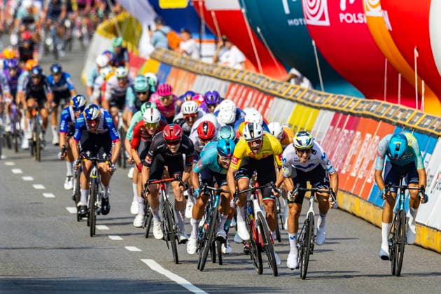 SZCZECIN 04.08.2026 DRUGI ETAP WYSCIG KOLARSKI 83. TOUR DE POLOGNE --- TOUR DE POLOGNE CYCLING RACE SECOND STAGE JONATHAN MILAN IVAN JOSE GARCIA CORTINA FOT. PIOTR KUCZA FOTOPYK NEWSPIX.PL --- newspix.pl 