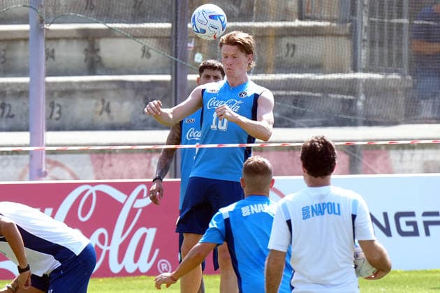 CASTEL DI SANGRO, ITALY, AUGUST 4: Scott McTominay of SSC Napoli during the pre season training camp in Castel di Sangro, Italy. Copyright: xFOTOAGENZIAx