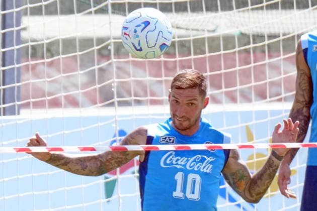 CASTEL DI SANGRO, ITALY, AUGUST 4: Matteo Politano of SSC Napoli during the pre season training camp in Castel di Sangro, Italy. Copyright: xFOTOAGENZIAx