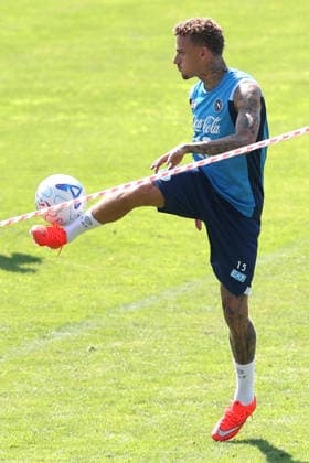 CASTEL DI SANGRO, ITALY, AUGUST 4: Noa Lang of SSC Napoli during the pre season training camp in Castel di Sangro, Italy. Copyright: xFOTOAGENZIAx