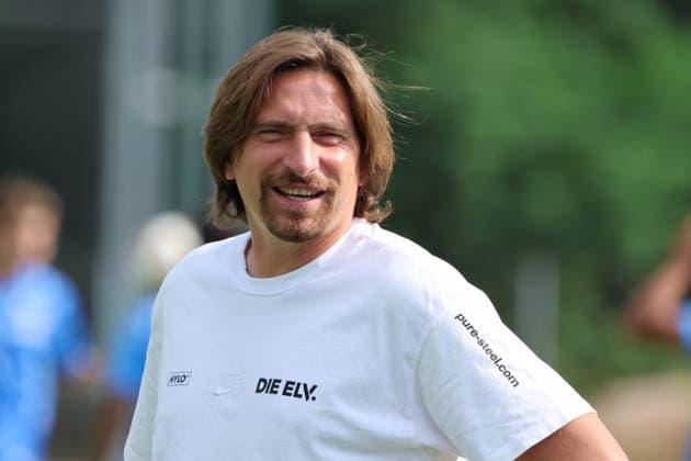 August 4, 2026, Soccer, Men s, Friendly Match, 2026–2027 Season, Racing Strasbourg vs. SV 07 Elversberg, Coach Vincent Wagner, SV 07 Elversberg, Haguenau, Parc des Sports de Haguenau, Grand Est, France, FRA Copyright: xSebastianxBachx
