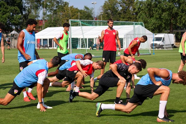 August 4, 2026, Germany, Grassau, Bundesliga, 2026–2027 season, VfB Stuttgart training camp, Jovan Milosevic