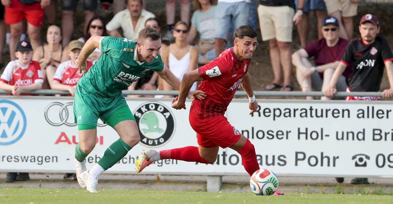 Football, Bavarian State Cup, TSV Abtswind v FC Würzburger Kickers