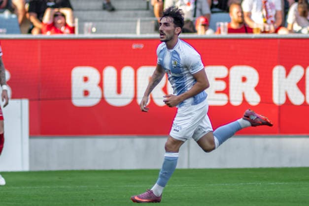 Chemnitz, Germany, August 4, 2026, Northeast Regional League 2026–2027, Matchday 3: Chemnitzer FC vs. FSV Zwickau. Pictured: Domenico Alberico, CFC Copyright: xFotostandx xNachtigallx