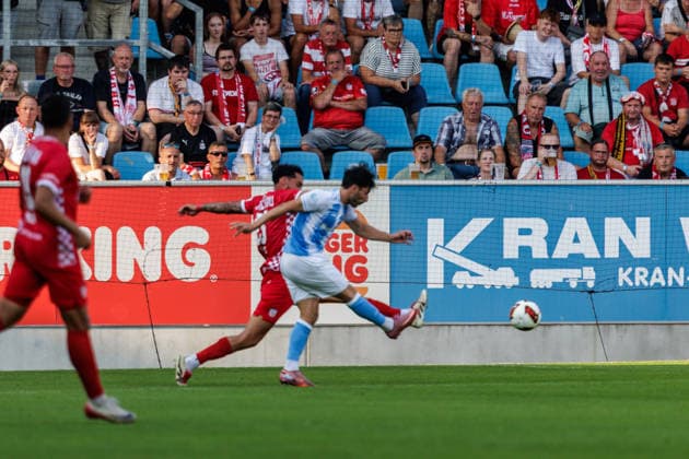 August 4, 2026, GER, Regionalliga Nord Ost, Matchday 3, 2026–2027 season, Chemnitz, Chemnitzer FC vs. FSV Zwickau, Domenico Alberico, Chemnitzer FC 10–1, Chemnitz Eins Stadium, An der Gellertstraße, Saxony, Germany Copyright: xnordphotoxGmbHx xTrienitzx