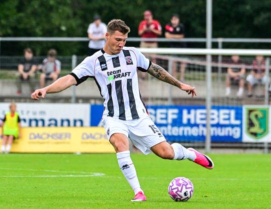 August 4, 2026, GER, Soccer, Men s, Bavarian Toto Cup, 2026–2027 Season, FC Memmingen vs. FC Ingolstadt 04 Jonas Scholz Ingolstadt, 15 Memmingen at ArenaPark, Bavaria, Germany Copyright: xNordphotox xHafnerx
