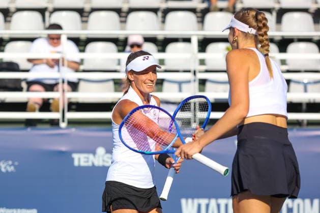 WARSZAWA 04.08.2026 TURNIEJ WTA, Tennis Damen 125 WARSAW T-MOBILE POLISH OPEN - DEBEL CWIERCFINAL --- TENNIS TOURNAMENT WTA 125 WARSAW T-MOBILE POLISH OPEN - DOUBLES QUARTERFINAL MATCH ALICJA ROSOLSKA MARTYNA KUBKA FOT. ANNA KLEPACZKO FOTOPYK NEWSPIX.PL --- newspix.pl