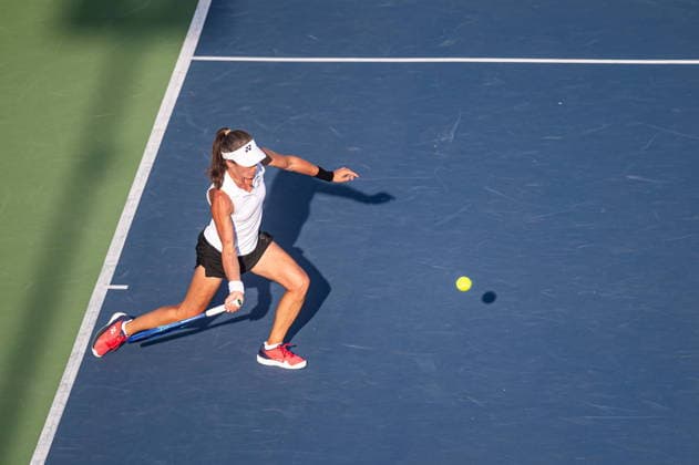 Warszawa 04.08.2026. Tennis. WTA, Tennis Damen 125 Warsaw T-Mobile Polish Open, day 3, Warsaw, Poland --- Tenis. Turniej WTA 125 Warsaw T-Mobile Polish Open, dzien 3, Warszawa Persons shown : Alicja Rosolska Fot. Kai Taller Arena Akcji NEWSPIX.PL --- newspix.pl