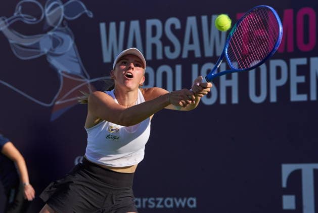 Warszawa 04.08.2026. Tennis. WTA, Tennis Damen 125 Warsaw T-Mobile Polish Open, day 3, Warsaw, Poland --- Tenis. Turniej WTA 125 Warsaw T-Mobile Polish Open, dzien 3, Warszawa Persons shown : Martyna Kubka (POL) Fot. Dominika Chmura Arena Akcji NEWSPIX.PL --- newspix.pl