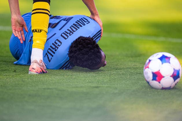 August 4, 2026: Sandro Cruz of Slovan Bratislava during the Champions League soccer qualifying match between Mjällby and Slovan Bratislava on August 4, 2026 in Hällevik Photo Christoffer Borg Mattisson BILDBYRAN COP 261 CB0545 soccer football fotball UEFA Champions League Champions League Mjällby Slovan Bratislava bbeng  Copyright: CHRISTOFFERxBORGxMATTISSON BB260804CB116