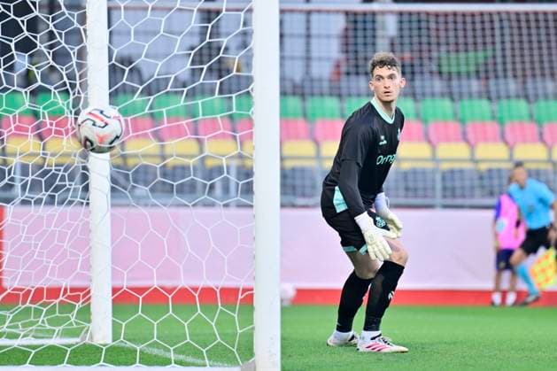 Royale Union Saint-Gilloise v Bodo Glimt - UEFA Champions League OOSTENDE, BELGIUM - AUGUST 04 : Chambaere Vic goalkeeper of Royale Union Saint-Gilloise looks at the ball when Patrick Berg midfielder of FK Bodo Glimt scores a goal during the UEFA Champions League 2026 27 third qualifying round first leg between Royale Union Saint-Gilloise and Bodo Glimt on August 4, 2026 in Oostende, Belgium, 04 08 2026 Oostende Belgium  Copyright: xJanxDexMeuleneirx