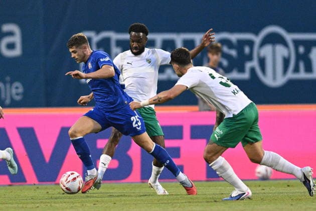 Croatia, Zagreb, 040826. Maksimir Stadium. Football match of the third round of UEFA Champions League qualification, GNK Dinamo - FK Kauno Zalgiris. In the photo: Moris Valincic. Photo: Damir Krajac CROPIX Copyright: xxDamirxKrajacx dk_dinamo_kauno28-040826_2