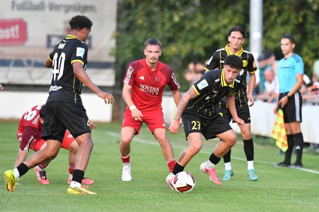 August 4, 2026 Soccer Season 2026–2027 BFV Toto Cup TSV Kornburg vs. SpVgg Bayreuth OGo xogox Micah Ham 40, SpVgg Bayreuth Florian Markert 27, SpVgg Bayreuth