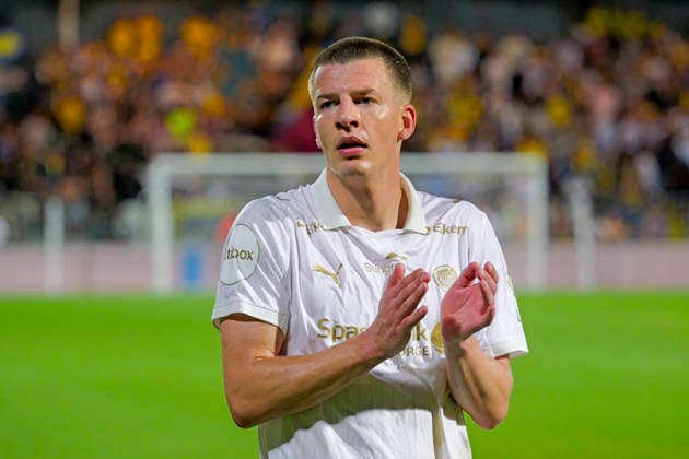 UEFA Champions League Qualifiers 2026–2027: Union Saint-Gilloise, Bodo Glimt, Oostende, Belgium, August 4, 2026: Bodo Glimt’s Jostein Gundersen after the UEFA Champions League soccer qualifying match between Union Saint Gilloise and Bodo Glimt at Stade Joseph Marien. Photo by Luis Miguel Caceres, NTB, Oostende, Belgium. EDITORIAL USE ONLY. RESTRICTED USE FOR BETCOMPANIES  Copyright: xLuisxMiguelxCaceresx xNTBx