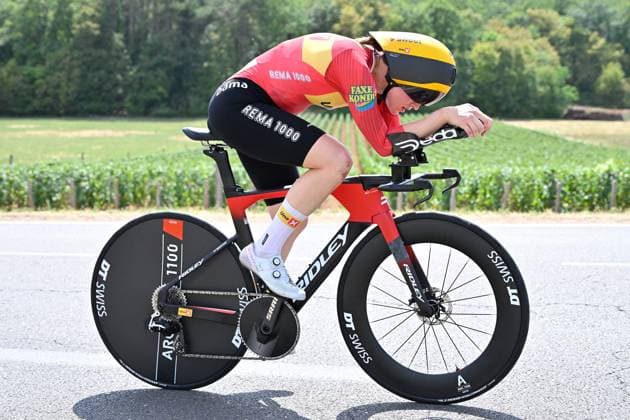 August 4, 2026, Lacets de Marsannay, France, Cycling, Tour de France Femmes, Stage 4, Individual Time Trial from Gevrey-Chambertin to Dijon, Teuntje Beekhuis, Uno X Mobility, Tour de France Femmes, Stage 4