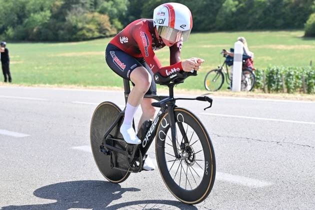 August 4, 2026, Lacets de Marsannay, France, Cycling, Tour de France Femmes, Stage 4, Individual Time Trial from Gevrey-Chambertin to Dijon, Linda Riedmann, Lotto Intermarché, Tour de France Femmes, Stage 4