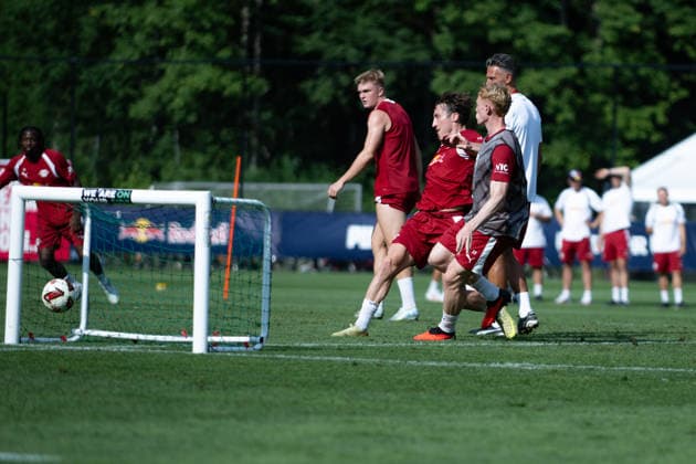 Rocco Reitz, RB Leipzig, scores 20 goals in a game, RB Leipzig, soccer, training camp in Austria, preseason, 2026–2027 season, GER, August 4, 2026, Eibner Press Photo Andreas Ulmer RB Leipzig, soccer, training camp in Austria, preseason, 2026–2027 season, GER, August 4, 2026, Copyright: xEibner-Pressefoto AndreasxUlmerx EP_AUR