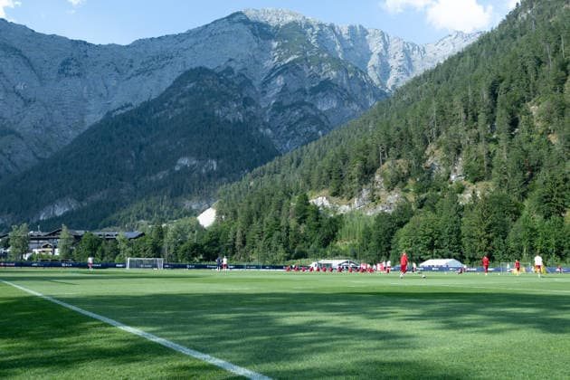 An Impressive Location for an RB Leipzig Training Camp, Soccer, Training Camp in Austria, Preseason, 2026–2027 Season, GER, August 4, 2026, Eibner Press Photo by Andreas Ulmer RB Leipzig, Soccer, Training Camp in Austria, Preseason, 2026–2027 Season, GER, August 4, 2026, Copyright: xEibner-Pressefoto AndreasxUlmerx EP_AUR