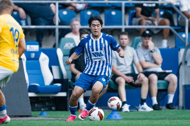 Germany Regional League Northeast 2026–2027, Matchday 3: 1 FC Magdeburg II vs. FSV 63 Luckenwalde, AVNET ARENA, Magdeburg, Doyoung Yoon, 1 FC Magdeburg II, 27 touches Copyright: xTomxLauruschkatx
