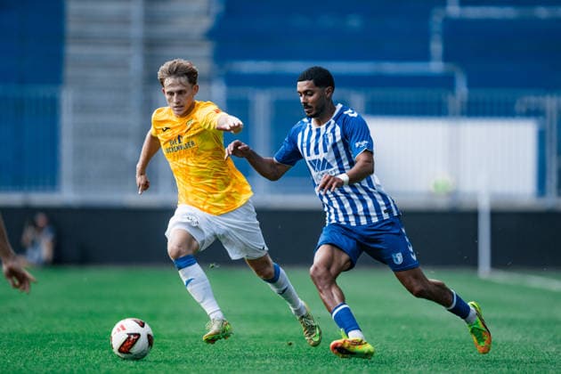 Germany Regional League Northeast 2026–2027, Matchday 3: 1 FC Magdeburg II vs. FSV 63 Luckenwalde, AVNET ARENA, Magdeburg, Tarek Chahed, 1 FC Magdeburg II, 24 touches Copyright: xTomxLauruschkatx