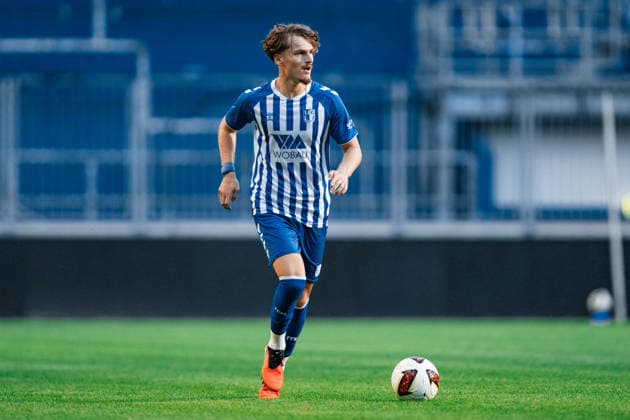 Germany Regional League Northeast 2026–2027, Matchday 3: 1 FC Magdeburg II vs. FSV 63 Luckenwalde, AVNET ARENA, Magdeburg, Nick Meier, 1 FC Magdeburg II, 20 on the ball Copyright: xTomxLauruschkatx
