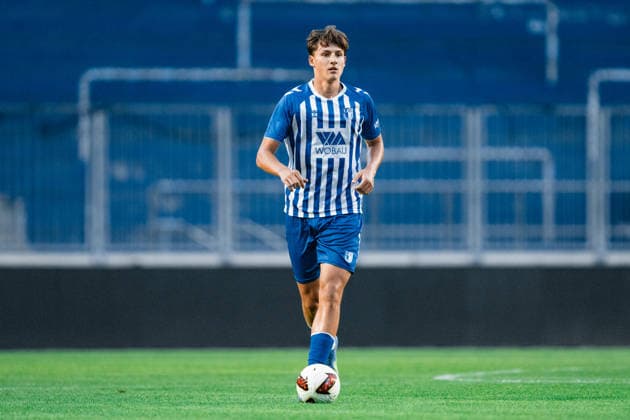 Germany Regional League Northeast 2026–2027, Matchday 3: 1 FC Magdeburg II vs. FSV 63 Luckenwalde, AVNET ARENA, Magdeburg, Rick Lemke, 1 FC Magdeburg II, 4 on the ball Copyright: xTomxLauruschkatx