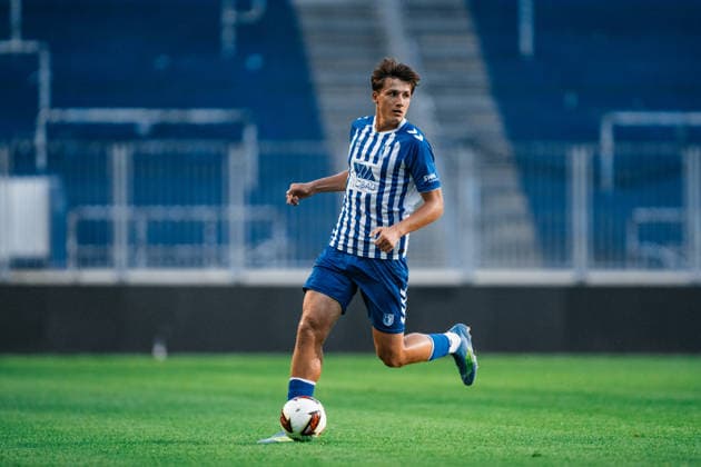 Germany Regional League Northeast 2026–2027, Matchday 3: 1 FC Magdeburg II vs. FSV 63 Luckenwalde, AVNET ARENA, Magdeburg, Rick Lemke, 1 FC Magdeburg II, 4 on the ball Copyright: xTomxLauruschkatx