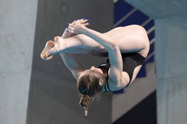 Women 3m springboard diving final European Aquatics Championships - Saint-Denis Diver competes in the women’s 3m springboard diving final event during the LEN European Aquatics Championships, at the Olympic Aquatics Centre in Saint-Denis, northeastern suburbs of Paris, on August 4, 2026. Photo by Raphael Lafargue ABACAPRESS.COM Saint-Denis France  Copyright: xLafarguexRaphael ABACAx