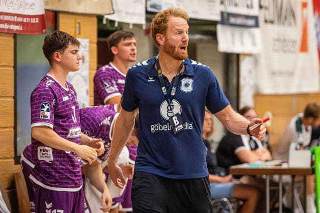 August 4, 2026, xovx, Lindencup Handball Tournament, HSG Wetzlar vs. TV Hüttenberg, Coach Stefan Kneer, TV Hüttenberg, Linden City Hall, Hesse, Germany, DE