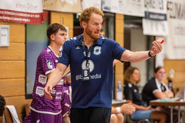 August 4, 2026, xovx, Lindencup Handball Tournament, HSG Wetzlar vs. TV Hüttenberg, Coach Stefan Kneer, TV Hüttenberg, Linden City Hall, Hesse, Germany, DE