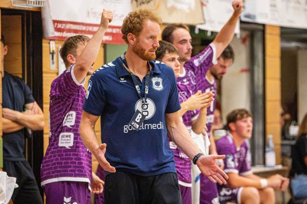 August 4, 2026, xovx, Lindencup Handball Tournament, HSG Wetzlar vs. TV Hüttenberg, Coach Stefan Kneer, TV Hüttenberg, Linden City Hall, Hesse, Germany, DE