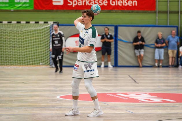 August 4, 2026, xovx, Lindencup Handball Tournament, HSG Wetzlar vs. TV Hüttenberg, Paul Kompenhans, HSG Wetzlar, Stock Photo, Linden City Hall, Hesse, Germany, DE